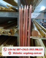 Cọc tiếp địa mạ đồng D16 dài 1.5m