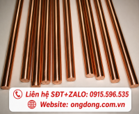 Cọc tiếp địa đồng đỏ D14 dài 2.4m